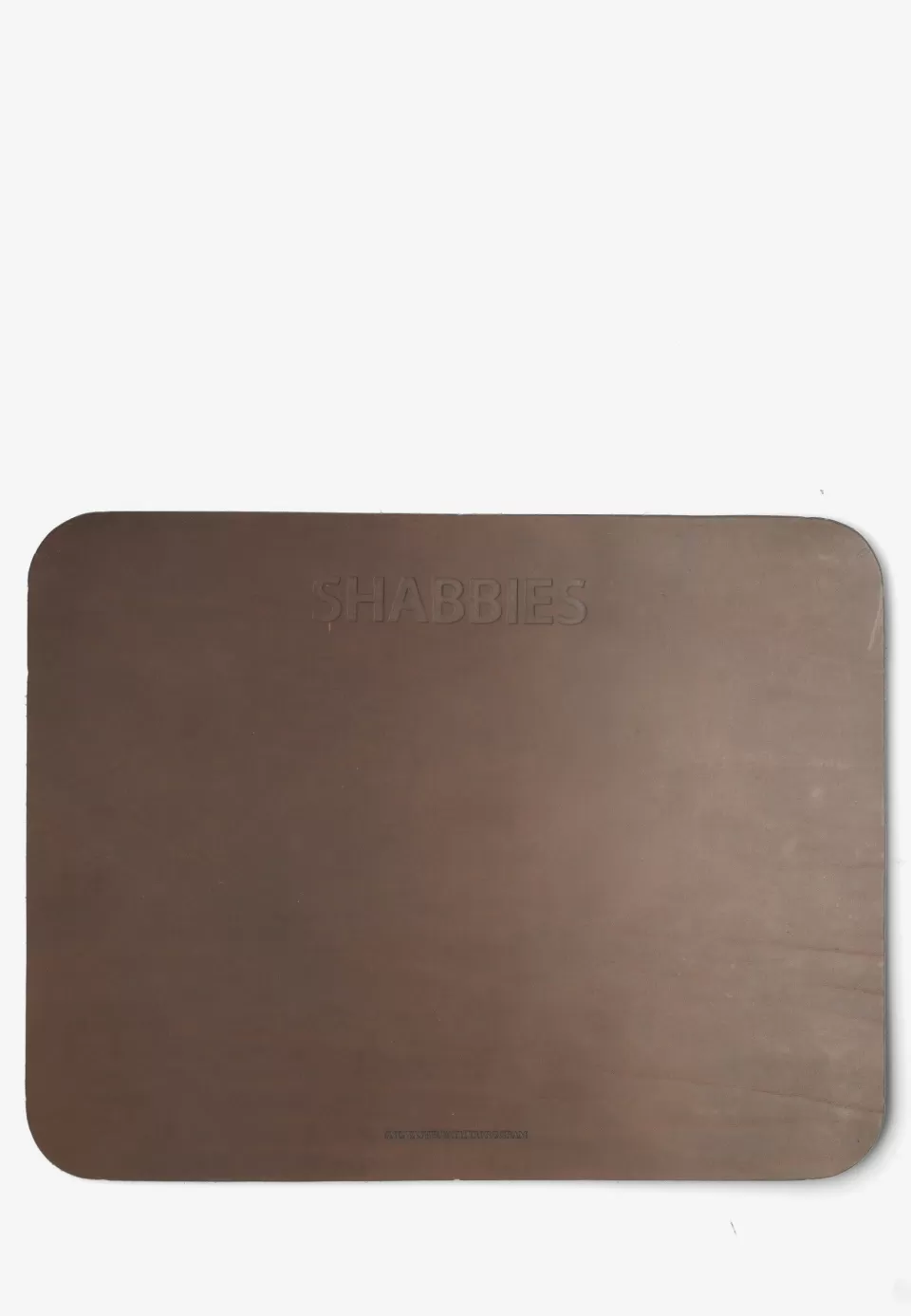 Shabbies Amsterdam Accessoires placemat Donkerbruin^ No Waste Leather