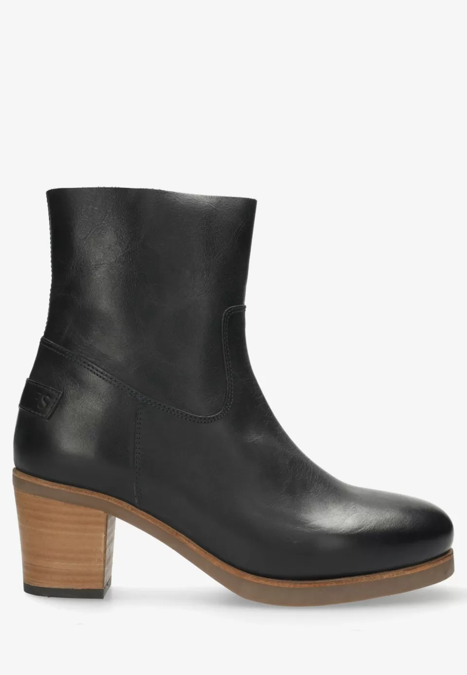 Shabbies Amsterdam Ankle Boot Lieve Cleo Donker^ Shabbies Classics | Enkellaarzen