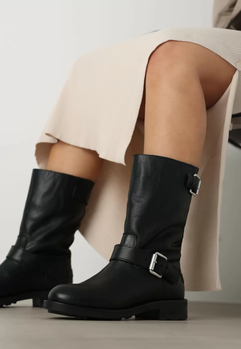 Shabbies Amsterdam Boot Alyd Mia ^ Biker Boots | Schachtlaarzen