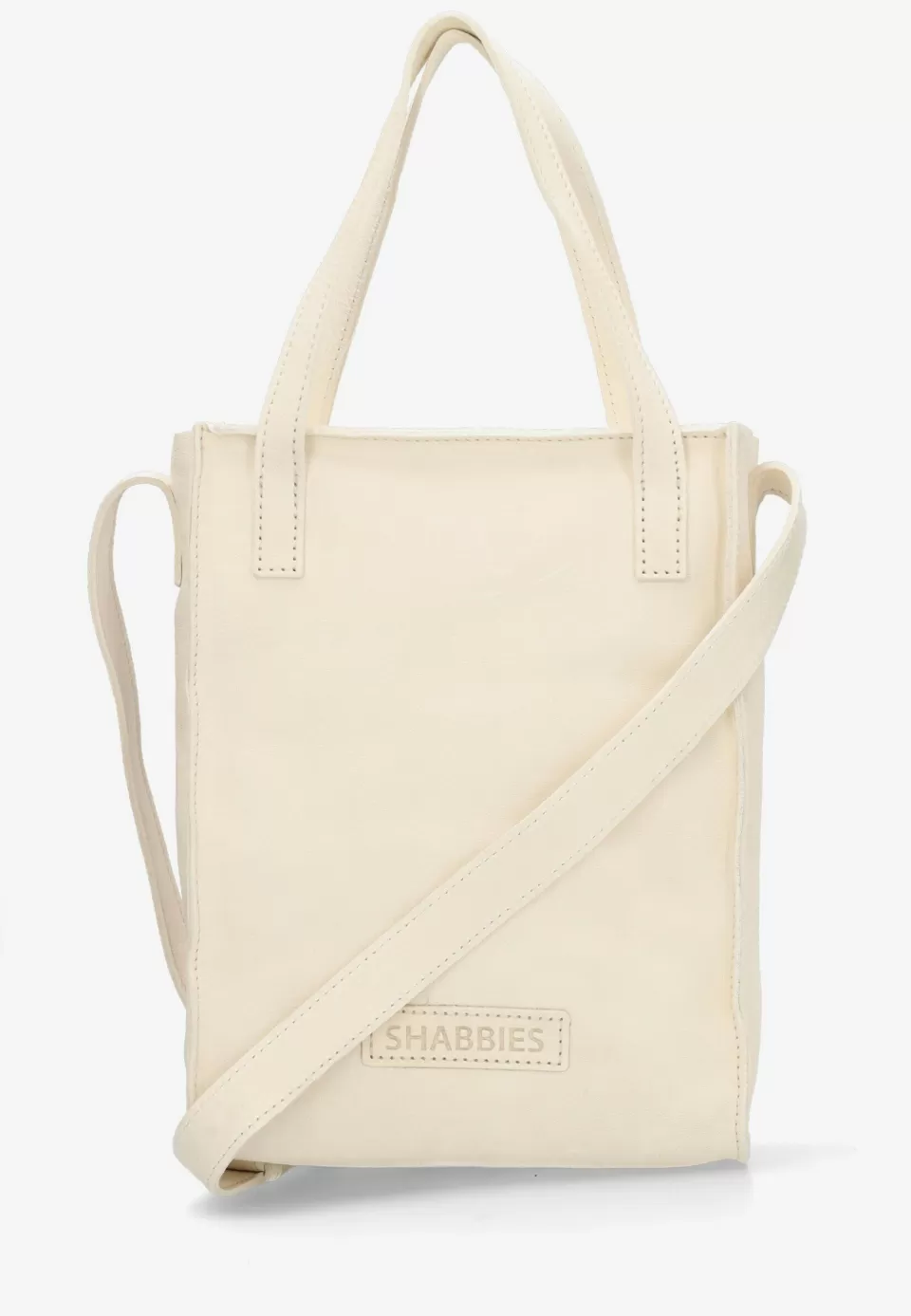 Shabbies Amsterdam Crossbody Bag Cara Off White^ No Waste Leather | Crossbodytassen