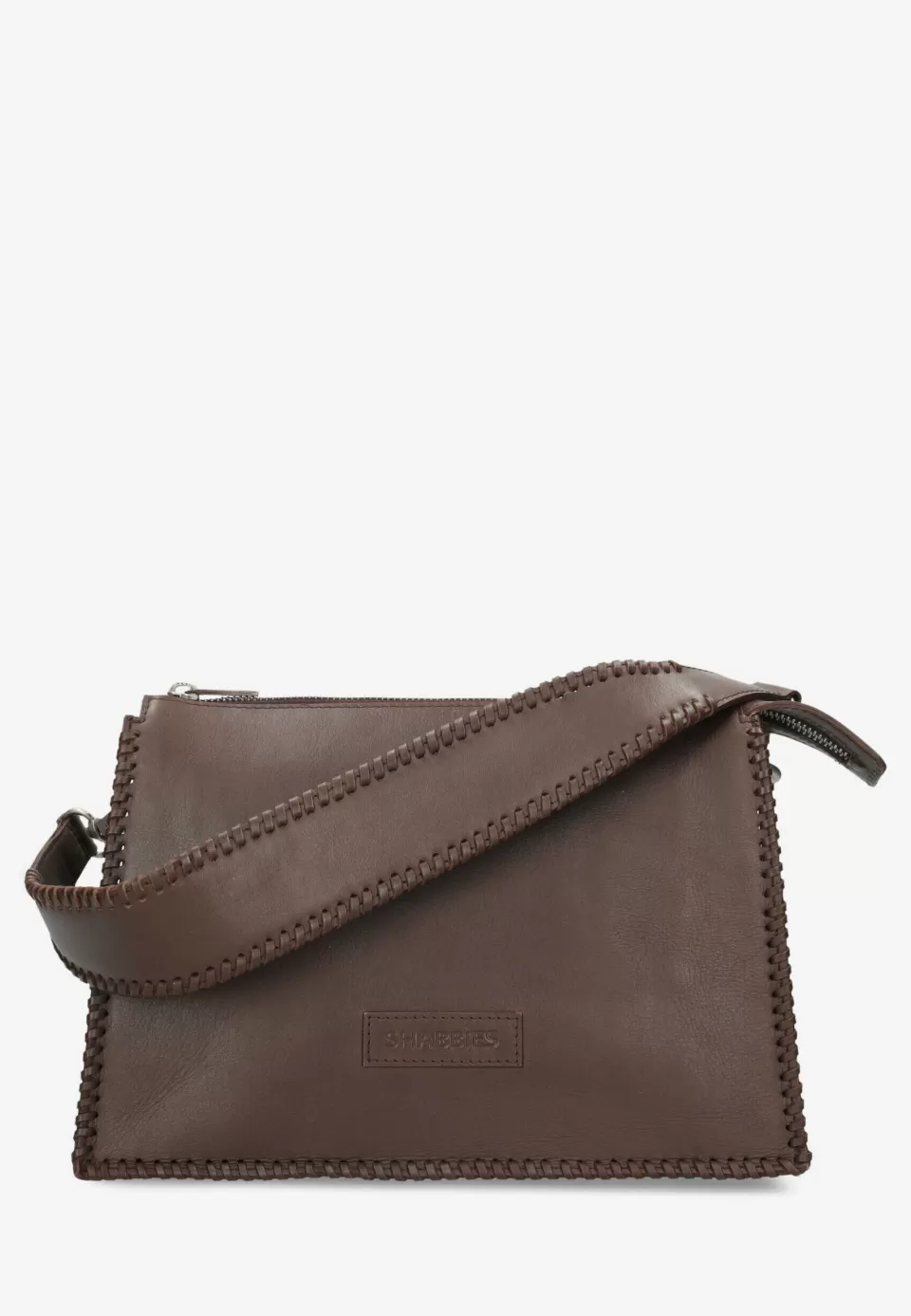 Shabbies Amsterdam Crossbody bag Noka Xl Donker^ Crossbodytassen | Schoudertassen