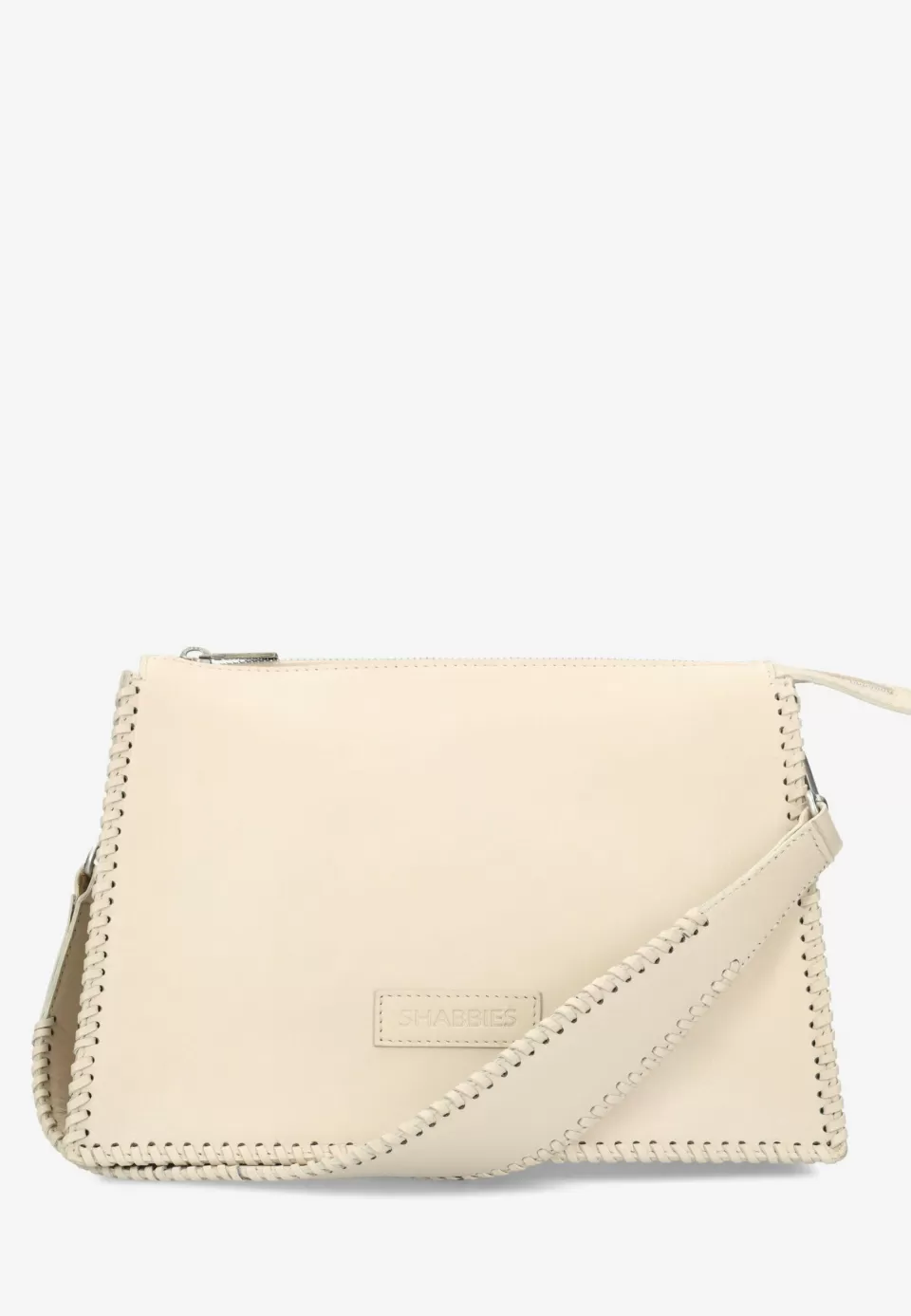 Shabbies Amsterdam Crossbody bag Noka Xl Off White^ Crossbodytassen | Schoudertassen