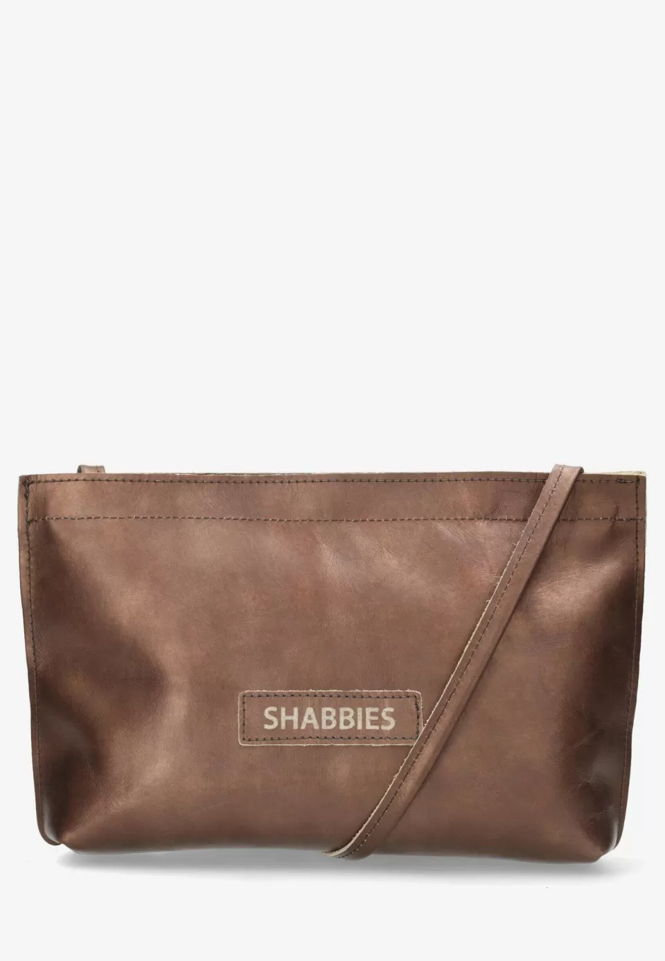 Shabbies Amsterdam Crossbody Tas Donker^ No Waste Leather | Festivaltassen