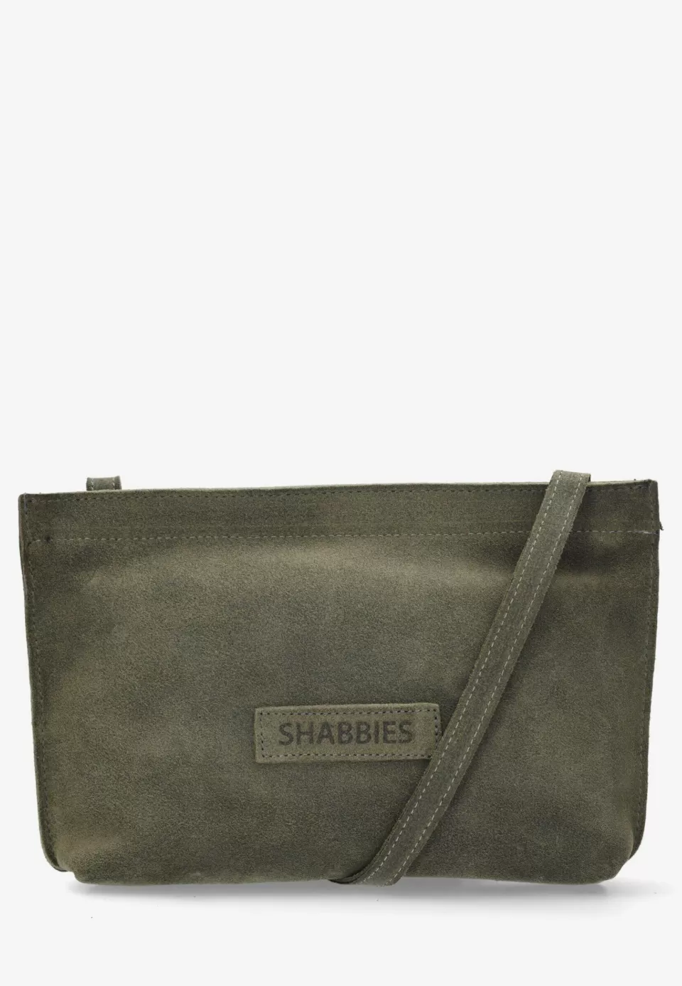 Shabbies Amsterdam Crossbody Tas Olijf^ No Waste Leather | Festivaltassen