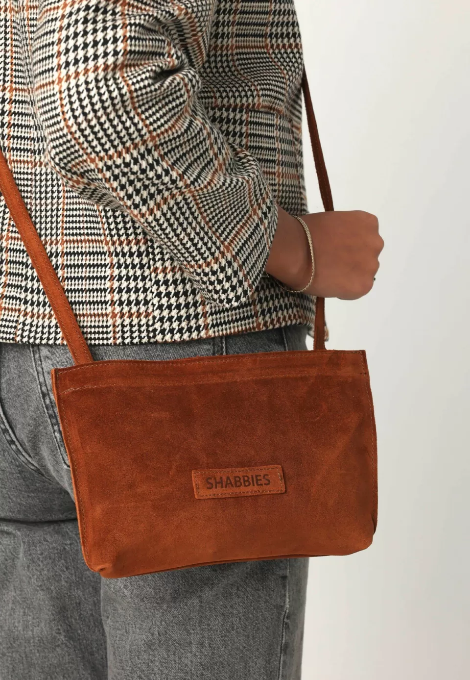 Shabbies Amsterdam Crossbody Tas Roest^ No Waste Leather | Festivaltassen