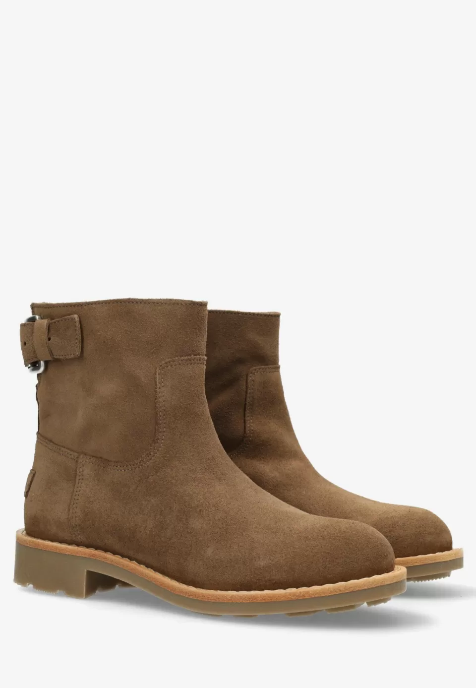 Shabbies Amsterdam Enkellaars Alyd ^ Biker Boots | Schachtlaarzen