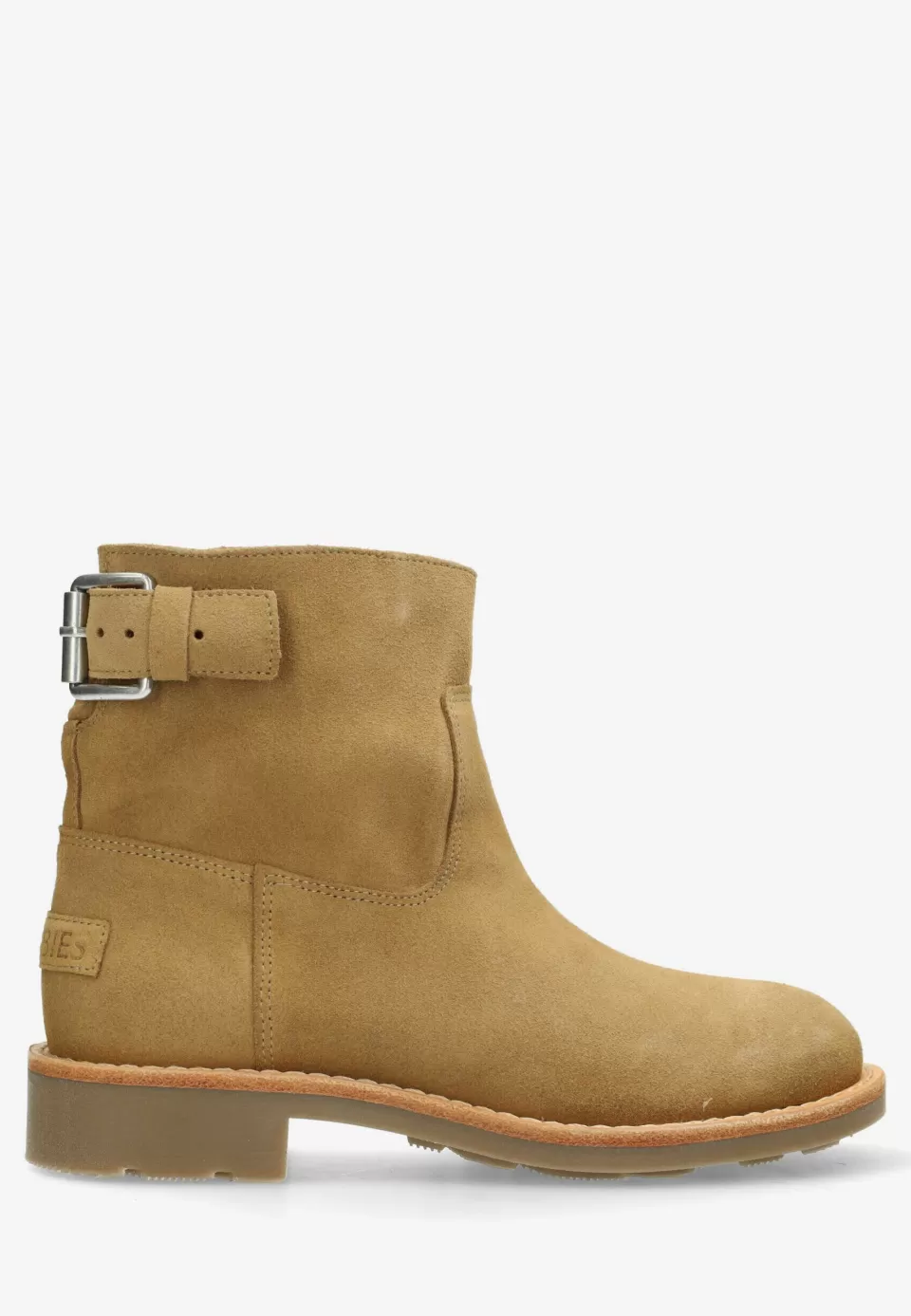 Shabbies Amsterdam Enkellaars Alyd Sand^ Biker Boots | Schachtlaarzen