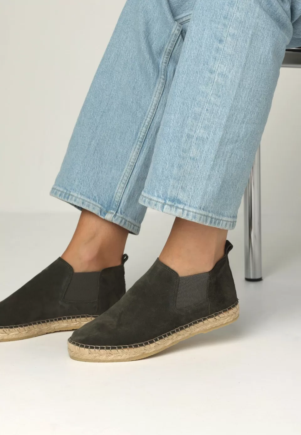 Shabbies Amsterdam Espadrille Elche Chelsea Donker^ Espadrilles | Loafers