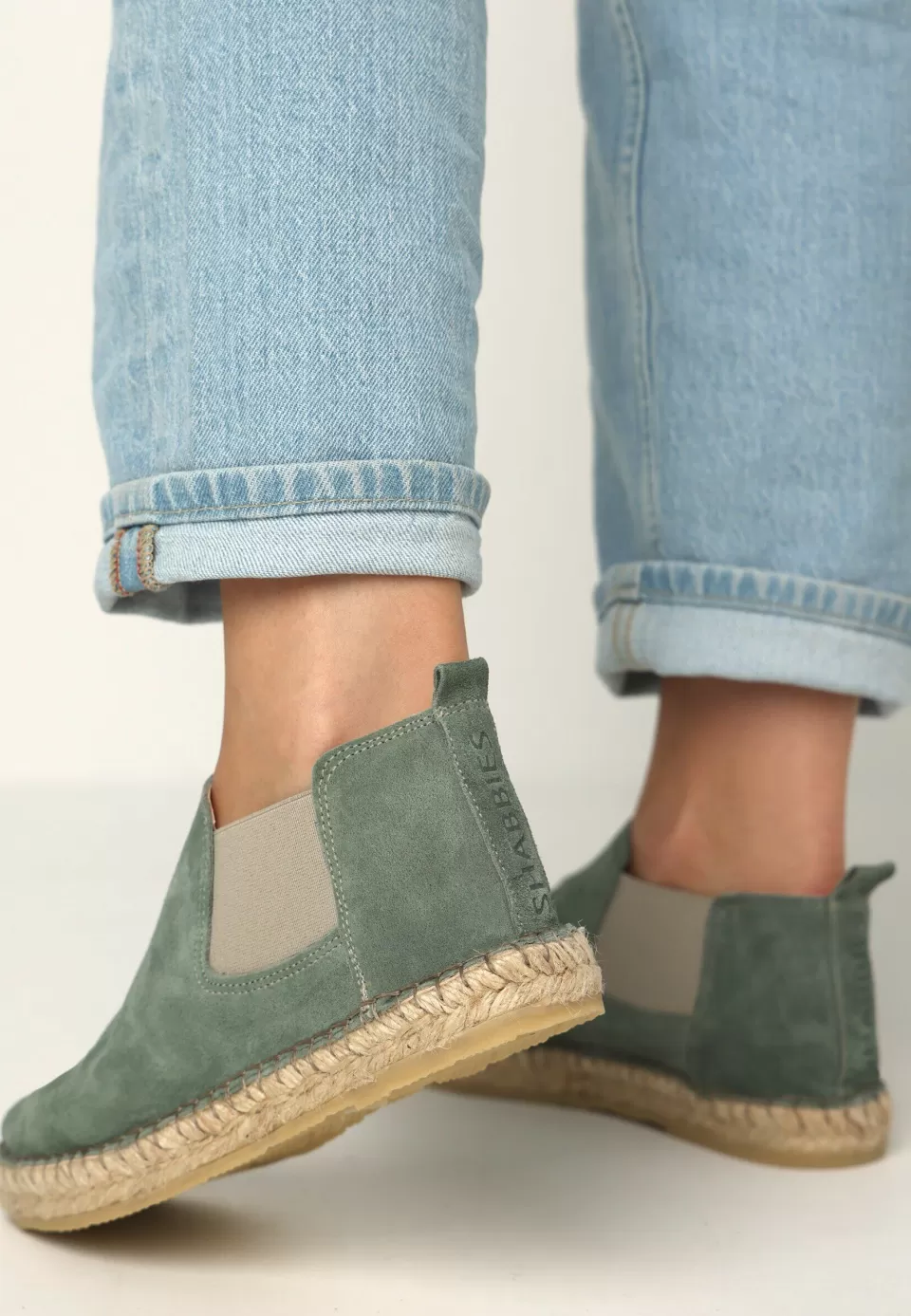 Shabbies Amsterdam Espadrille Elche Chelsea Sage ^ Espadrilles | Loafers