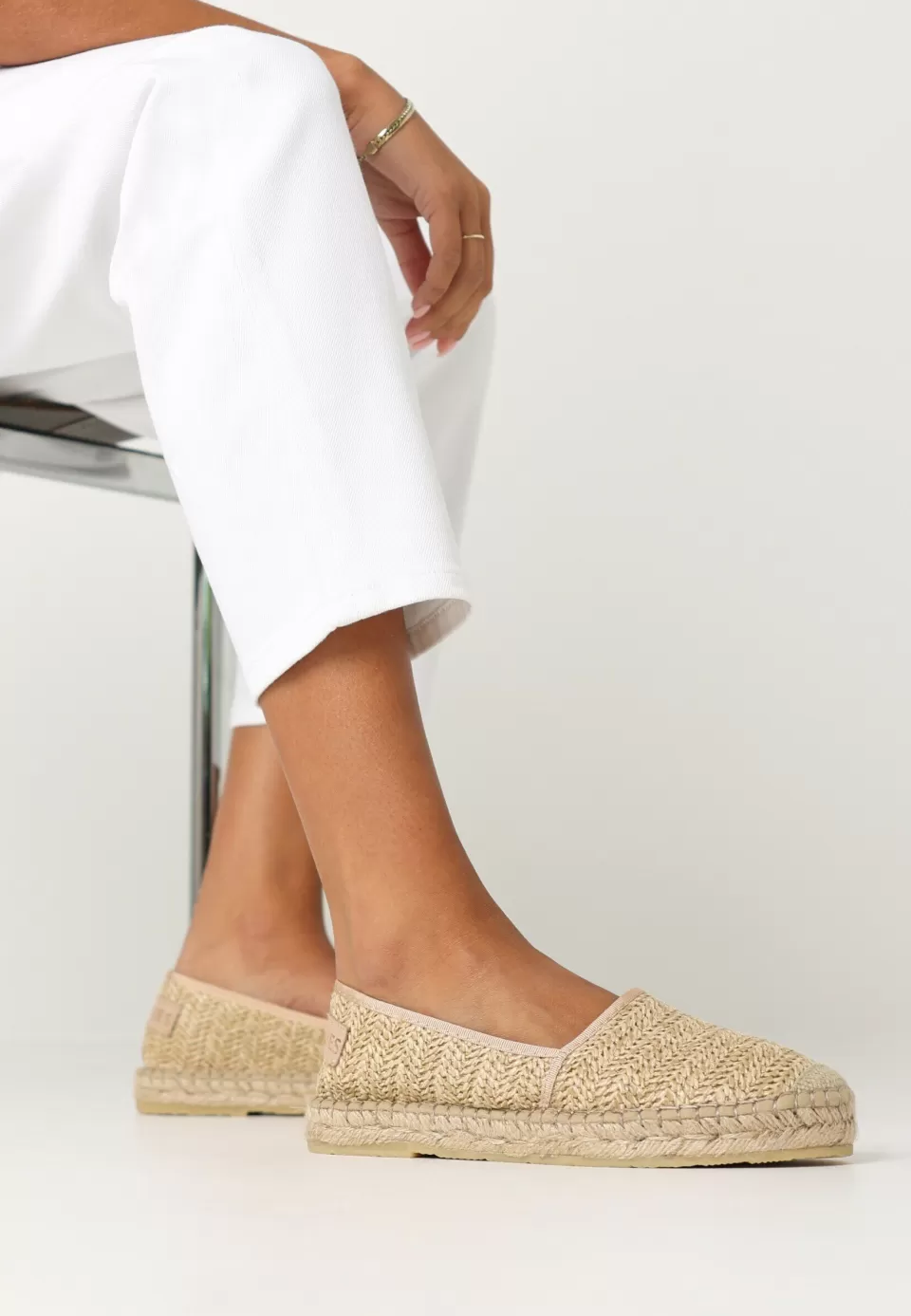 Shabbies Amsterdam Espadrille Elche Espa Raffia Zand^ Espadrilles | Loafers