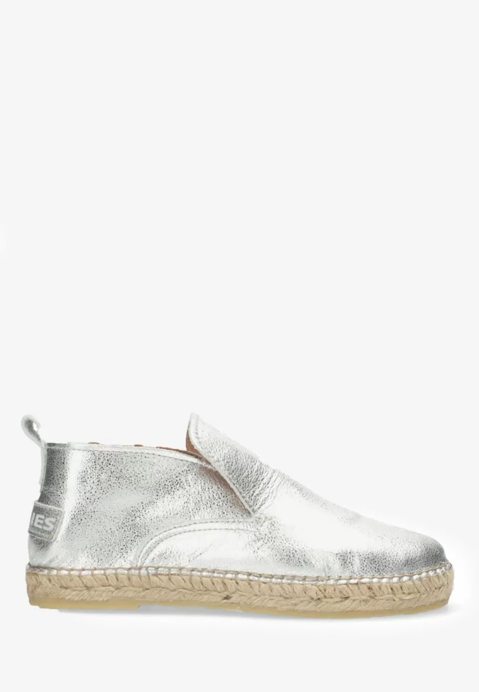 Shabbies Amsterdam Espadrille Elche Lofa Silver^ Espadrilles | Loafers