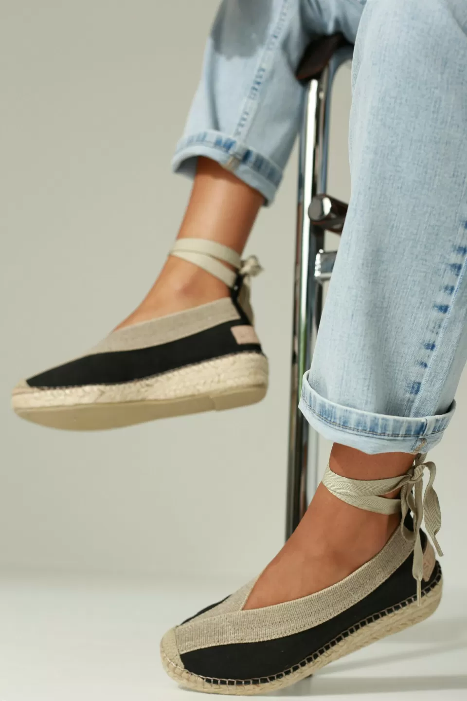 Shabbies Amsterdam Espadrille Palma Kimono Canvas ^ Espadrilles | Loafers