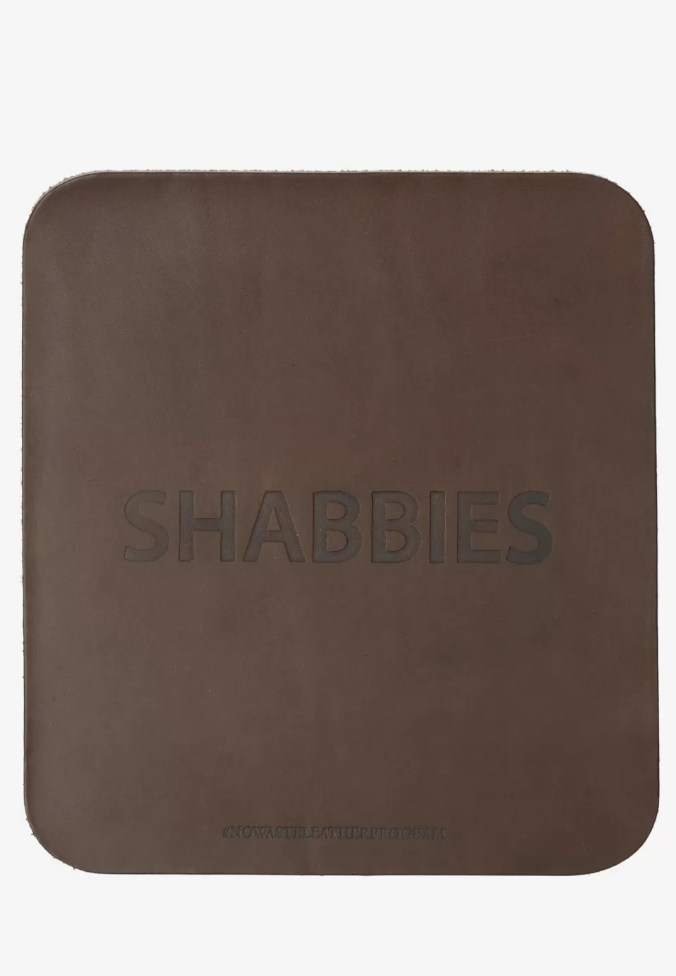 Shabbies Amsterdam Muismat No Waste Leather Donker Cognac^ No Waste Leather