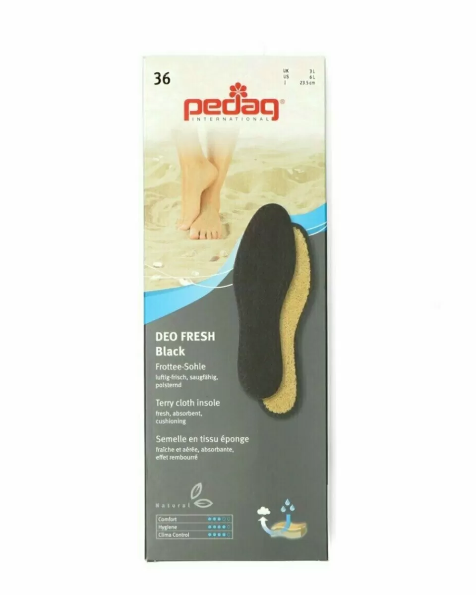 Shabbies Amsterdam Pedag Deo Fresh Inlegzool Badstof Zwart^ Onderhoudsproducten