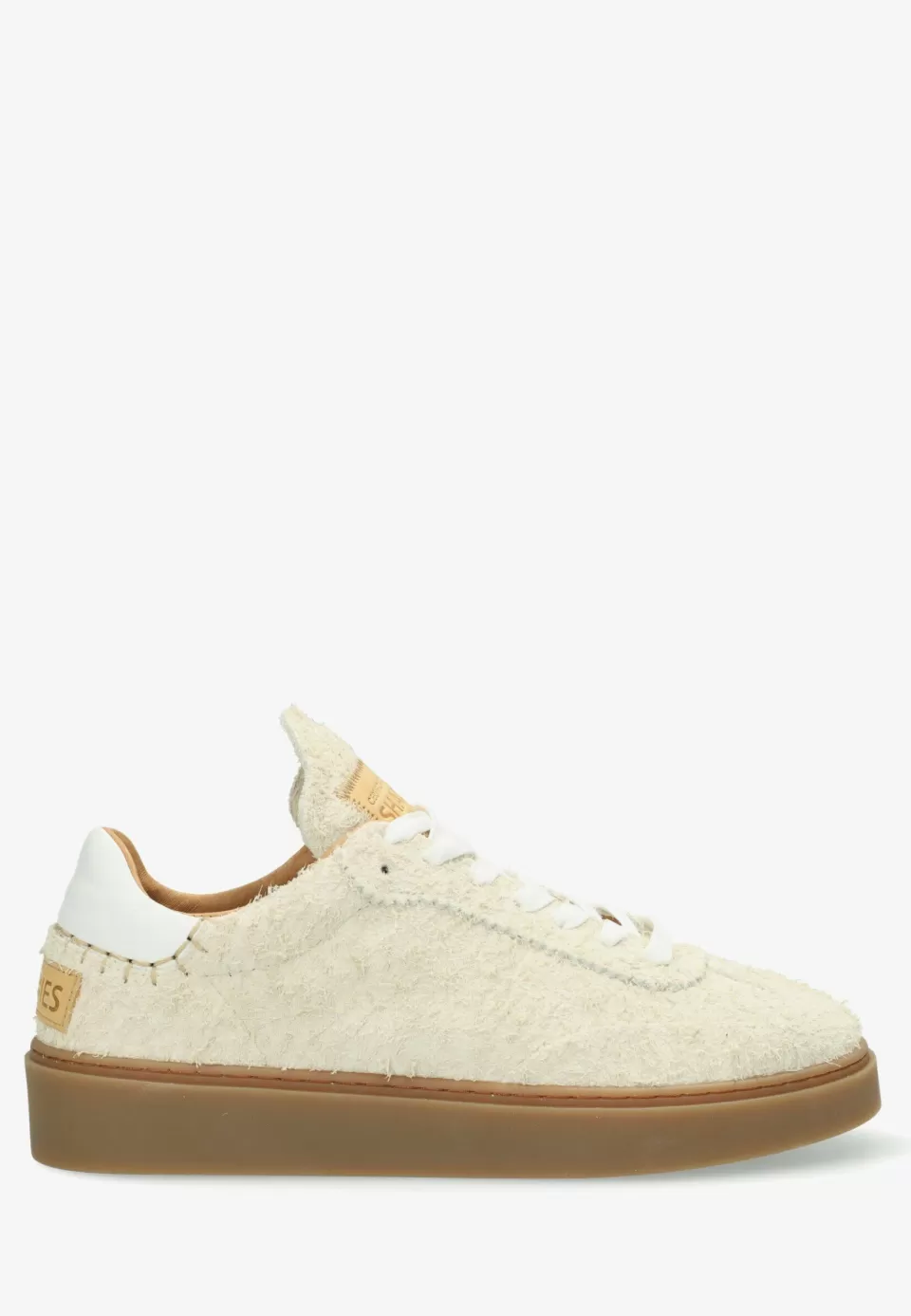 Shabbies Amsterdam Sneaker Bossa Oxford Hairy Suede Beige^ Sneakers