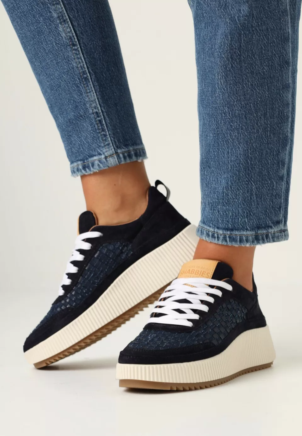 Shabbies Amsterdam Sneaker Chavi Lua Donker^ Sneakers