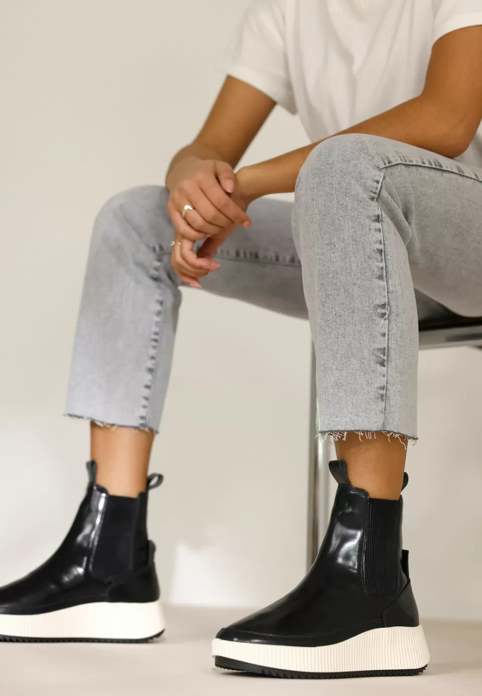 Shabbies Amsterdam Sneaker Chavi ^ Chelsea Boots | Enkellaarzen